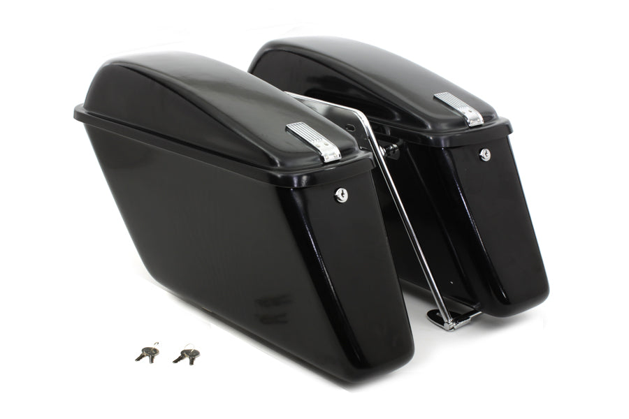Replica Saddlebag Set Black 1977 / 1984 FL 1977 / 1984 FLH 4-speed models