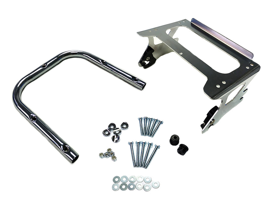 Quick Detach Tour Box Mount Kit Chrome 1999 / 2008 FLHT 1999 / 2008 FLTR 1999 / 2008 FLHR 1999 / 2008 FLHX