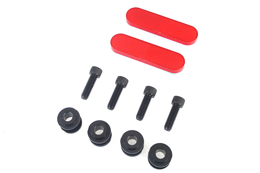 Docking Hardware Kit Gloss Black 2018 / UP FLHC 2018 / UP FLHCS 2018 / UP FLSL 2018 / UP FXBB 2018 / UP FXFB 2018 / UP FXFBS 2018 / UP FLSB 2018 / UP FXLR 2018 / UP FLDE