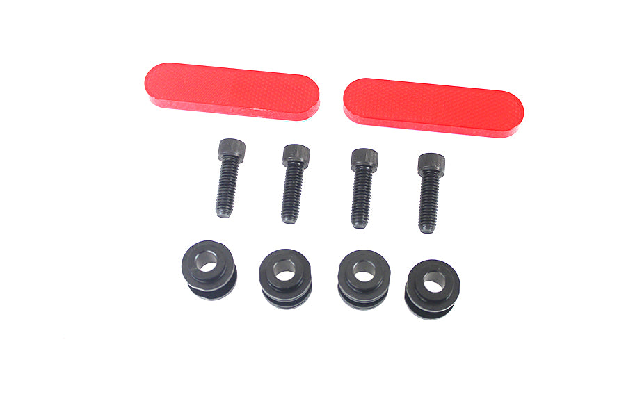 Docking Hardware Kit Gloss Black 2018 / UP FLHC 2018 / UP FLHCS 2018 / UP FLSL 2018 / UP FXBB 2018 / UP FXFB 2018 / UP FXFBS 2018 / UP FLSB 2018 / UP FXLR 2018 / UP FLDE