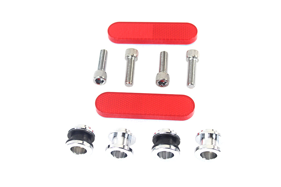 Docking Hardware Kit Chrome 2018 / UP FLHC 2018 / UP FLHCS 2018 / UP FLSL 2018 / UP FXBB 2018 / UP FXFB 2018 / UP FXFBS 2018 / UP FLSB 2018 / UP FXLR 2018 / UP FLDE