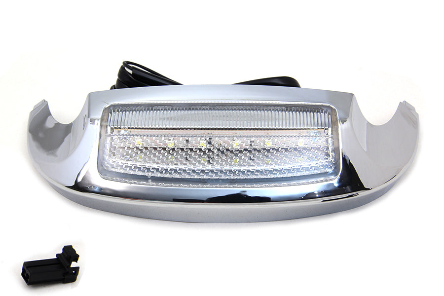 Clear Lens Front Fender Tip with LED 2000 / 2013 FLT 2014 / UP FLHT 1984 / 1995 FLT 2000 / UP FLST 1986 / 1995 FLST 1984 / 1995 FLT