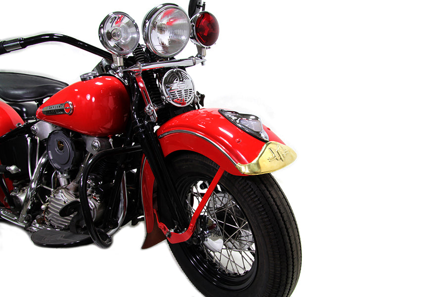 Polished Front Fender Tip 1936 / 1948 EL 1941 / 1948 FL
