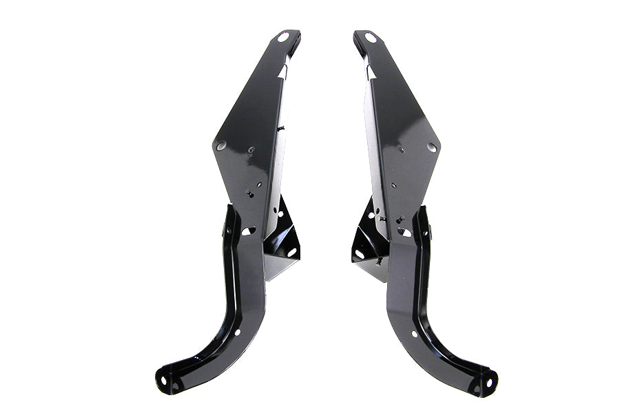 Heavy Duty Outer Fairing Support Bracket Set Black 1996 / 2013 FLHT 1996 / 2013 FLHX