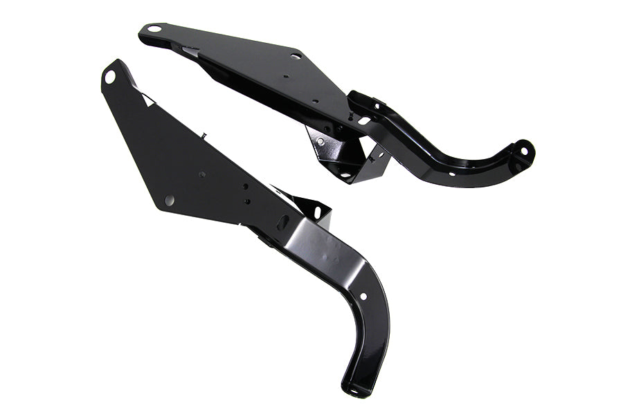 Heavy Duty Outer Fairing Support Bracket Set Black 1996 / 2013 FLHT 1996 / 2013 FLHX