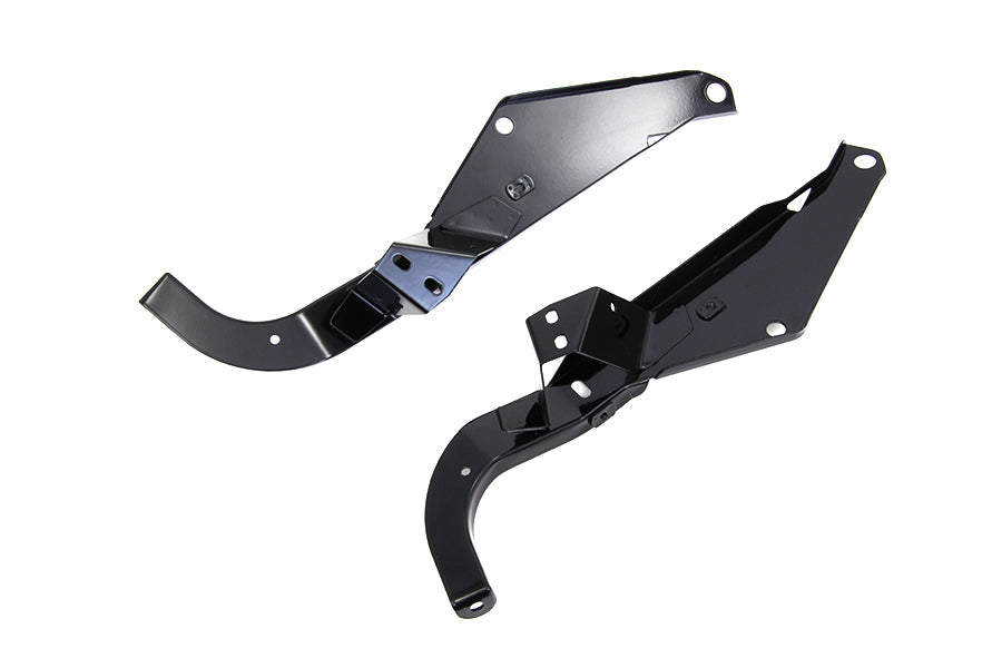Heavy Duty Outer Fairing Support Bracket Set Black 1996 / 2013 FLHT 1996 / 2013 FLHX