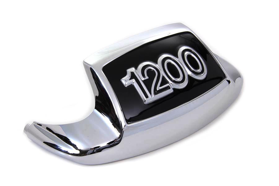 Chrome and Black Front Fender Tip 1200 1959 / 1980 FL