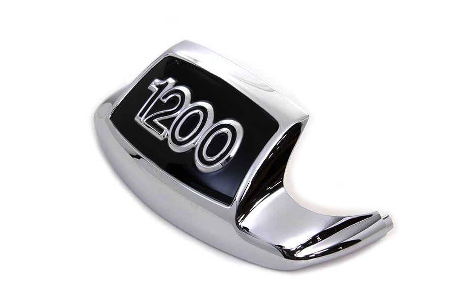 Chrome and Black Front Fender Tip 1200 1959 / 1980 FL