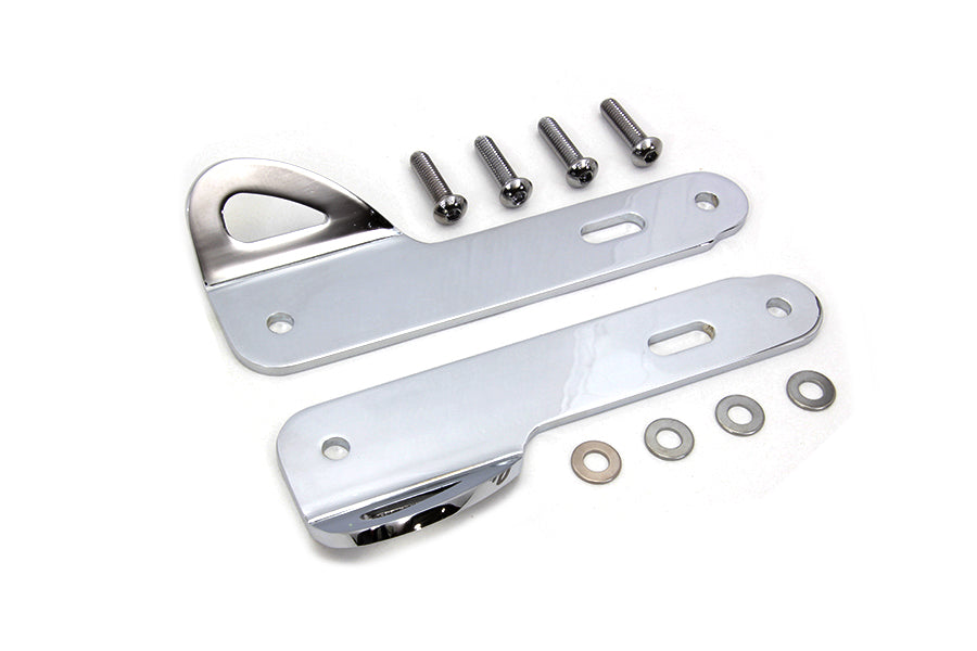 Chrome Tie Down Bracket Kit 2014 / UP FLHT 2014 / UP FLHTCU 2014 / UP FLHTK 2014 / UP FLHX