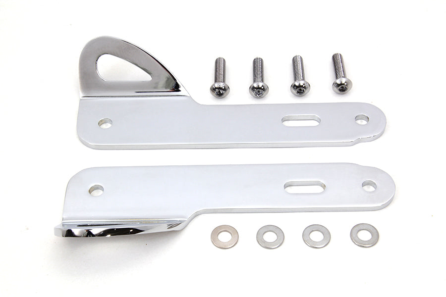 Chrome Tie Down Bracket Kit 2014 / UP FLHT 2014 / UP FLHTCU 2014 / UP FLHTK 2014 / UP FLHX
