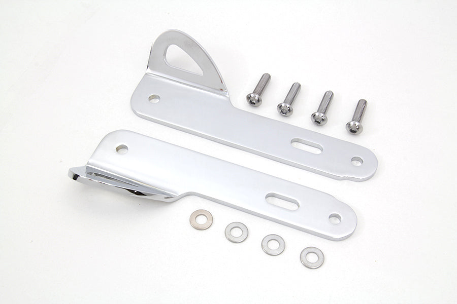 Chrome Tie Down Bracket Kit 2014 / UP FLHT 2014 / UP FLHTCU 2014 / UP FLHTK 2014 / UP FLHX