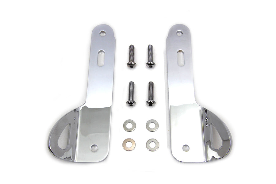 Chrome Tie Down Bracket Kit 2014 / UP FLHT 2014 / UP FLHTCU 2014 / UP FLHTK 2014 / UP FLHX