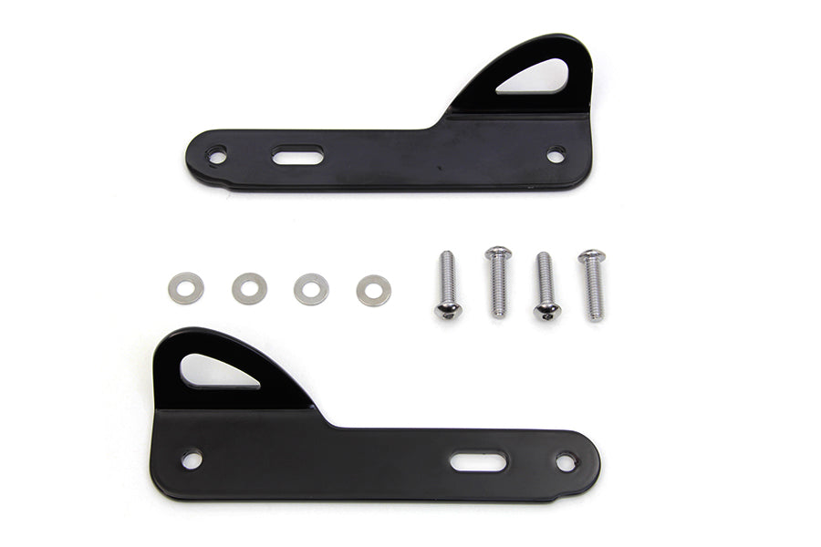 Black Tie Down Bracket Kit 2014 / UP FLHT 2014 / UP FLHTCU 2014 / UP FLHTK 2014 / UP FLHX