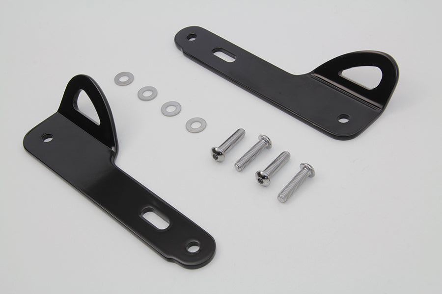 Black Tie Down Bracket Kit 2014 / UP FLHT 2014 / UP FLHTCU 2014 / UP FLHTK 2014 / UP FLHX