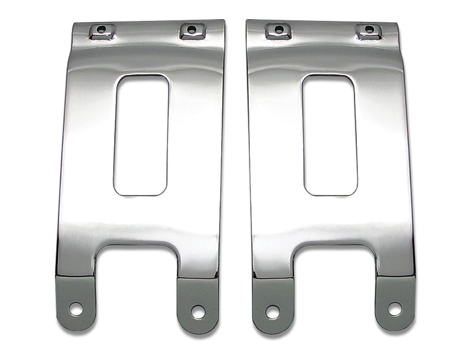 Fender Mount Bracket Set Chrome 0 /  Custom application for Wide Glide or FX type forks