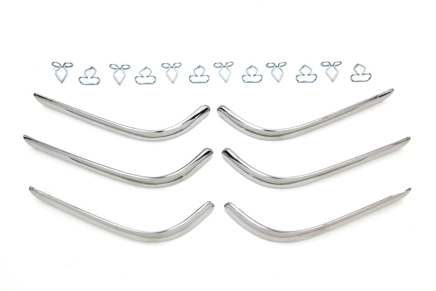 Replica Rear Fender Trim Set Sargent Stripe Style 1949 / 1984 FLH