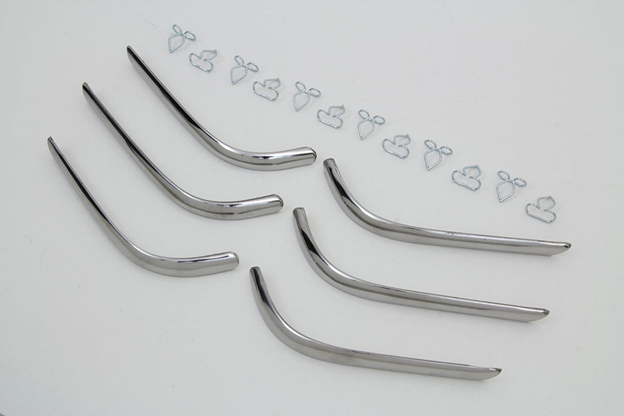 Replica Rear Fender Trim Set Sargent Stripe Style 1949 / 1984 FLH
