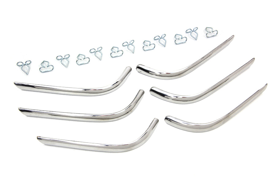 Replica Rear Fender Trim Set Sargent Stripe Style 1949 / 1984 FLH