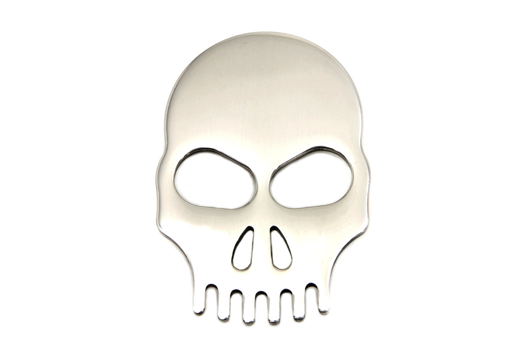 Stainless Steel Fender Medallion with Skull 0 /  Custom application