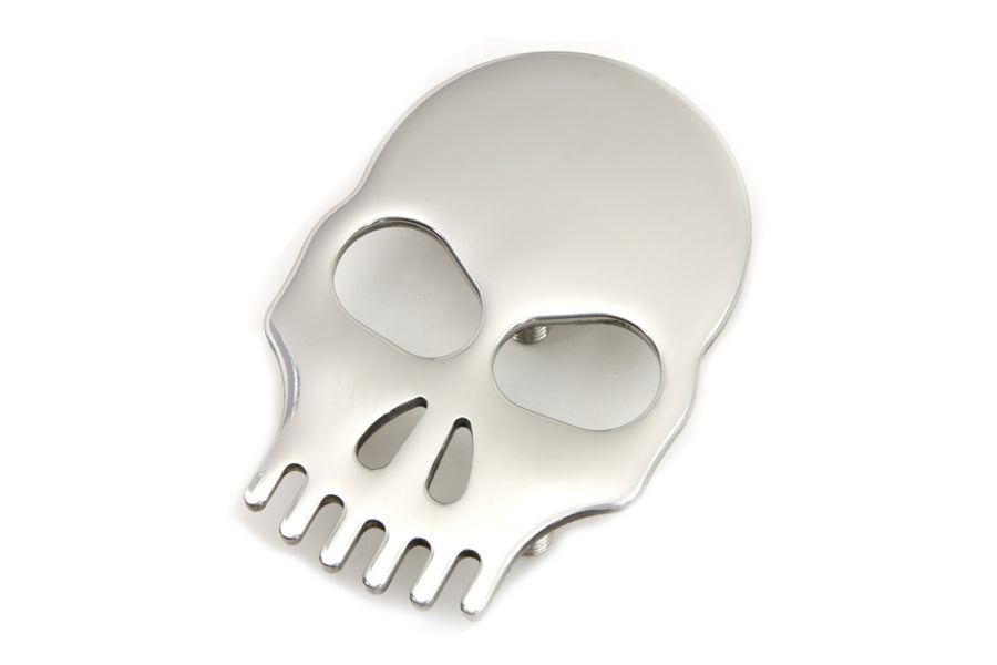 Stainless Steel Fender Medallion with Skull 0 /  Custom application