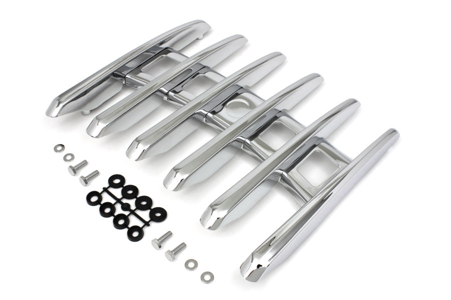 Chrome Stealth Luggage Rack 2008 / UP FLHR 0 /  All King, Chopped, and Razor Tour-Pak lids
