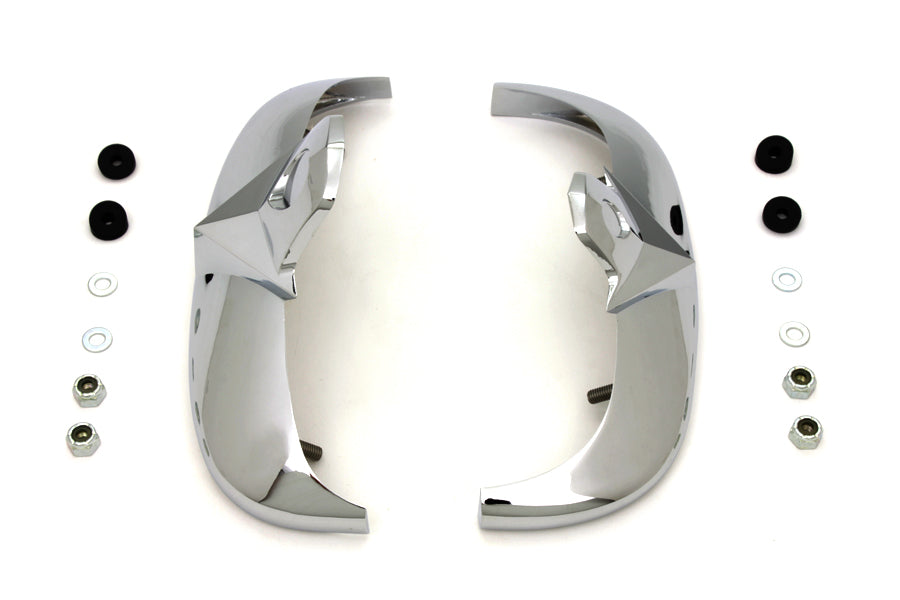 Chrome Fender Tip Set 1997 / 2006 FLSTS for front and rear applications