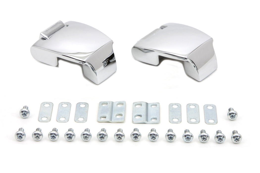 Chrome Tour-Pak Luggage Hinge Kit 1988 / 2013 FLT