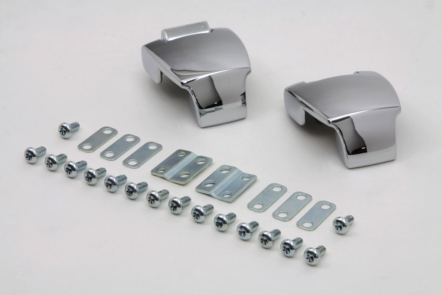 Chrome Tour-Pak Luggage Hinge Kit 1988 / 2013 FLT