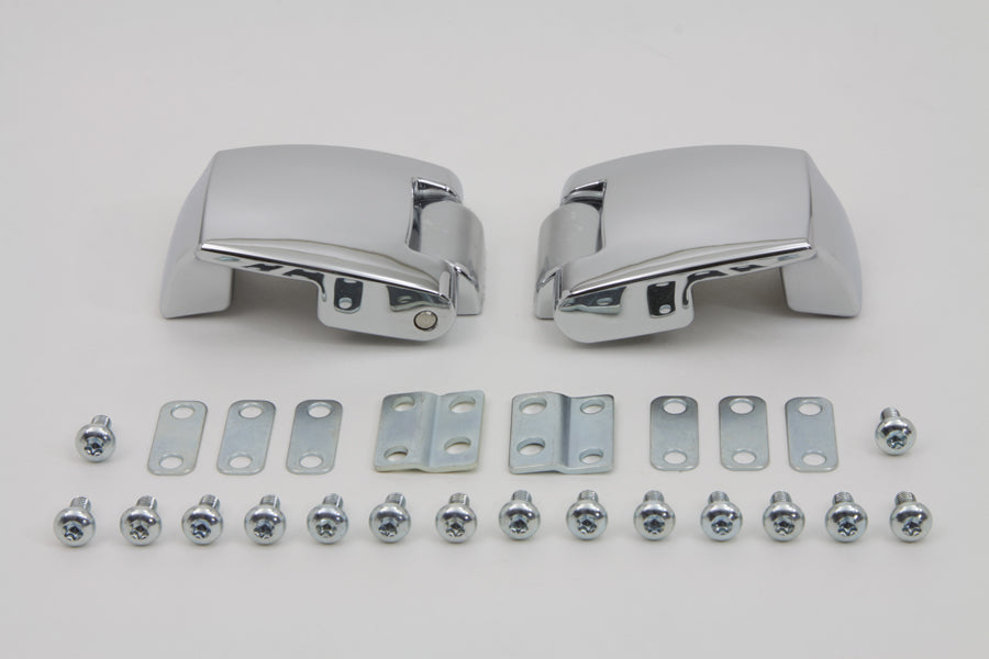 Chrome Tour-Pak Luggage Hinge Kit 1988 / 2013 FLT