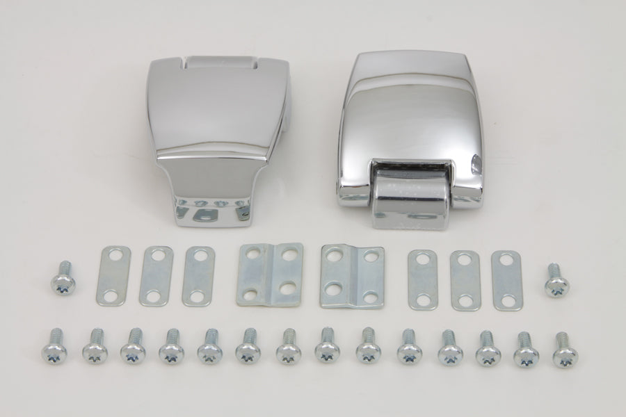 Chrome Tour-Pak Luggage Hinge Kit 1988 / 2013 FLT