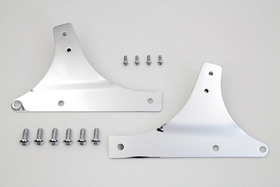 Sissy Bar Side Plate Set Chrome 2000 / 2017 FLSTC 2000 / 2017 FLSTS 2000 / 2017 FLSTN