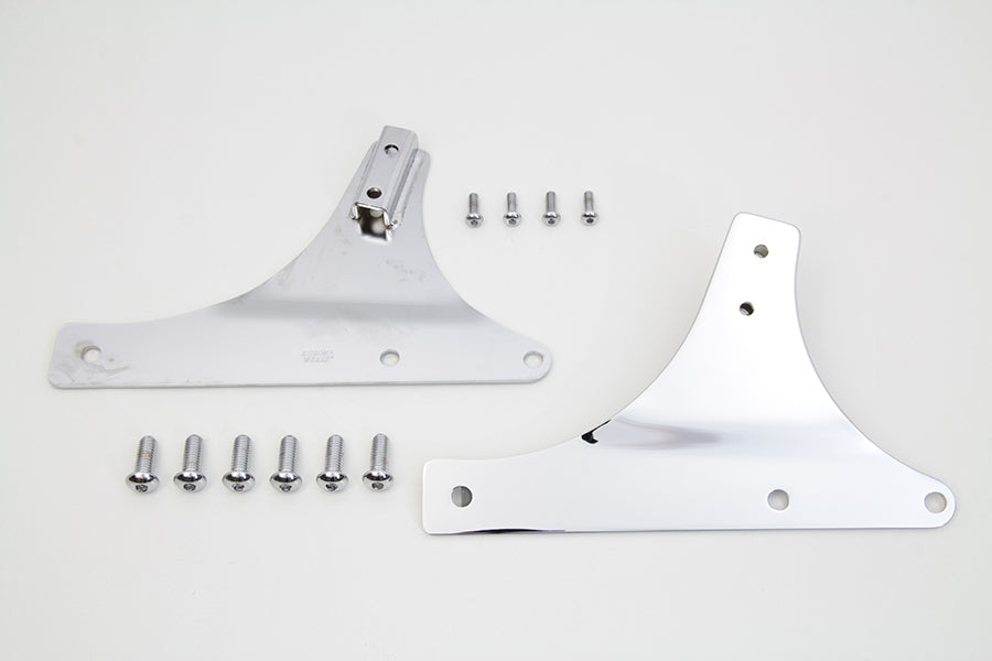 Sissy Bar Side Plate Set Chrome 2000 / 2017 FLSTC 2000 / 2017 FLSTS 2000 / 2017 FLSTN