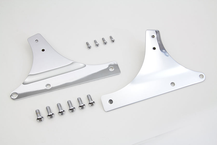 Sissy Bar Side Plate Set Chrome 2000 / 2017 FLSTC 2000 / 2017 FLSTS 2000 / 2017 FLSTN