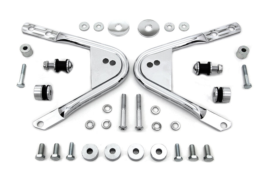Detachable Docking Hardware Kit Chrome 1997 / 2008 FLT