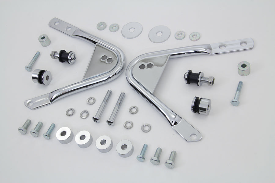 Detachable Docking Hardware Kit Chrome 1997 / 2008 FLT