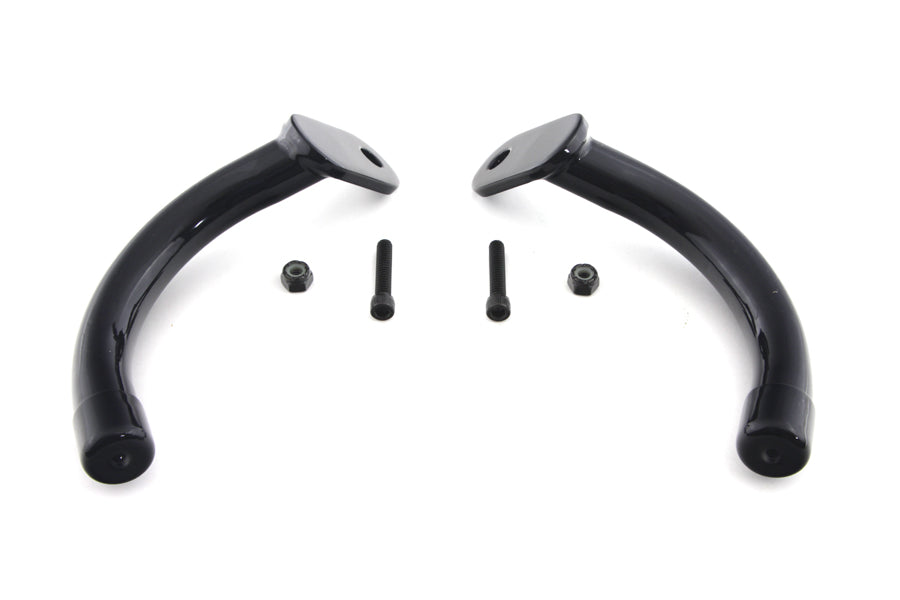 Black Saddlebag Guard Eliminator Brackets 1997 / 2008 FLT