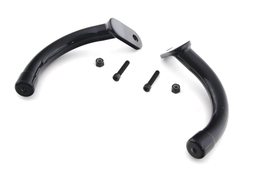 Black Saddlebag Guard Eliminator Brackets 1997 / 2008 FLT