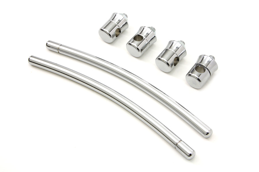 Chrome Front Fender Trim Rail Kit 1949 / UP FL