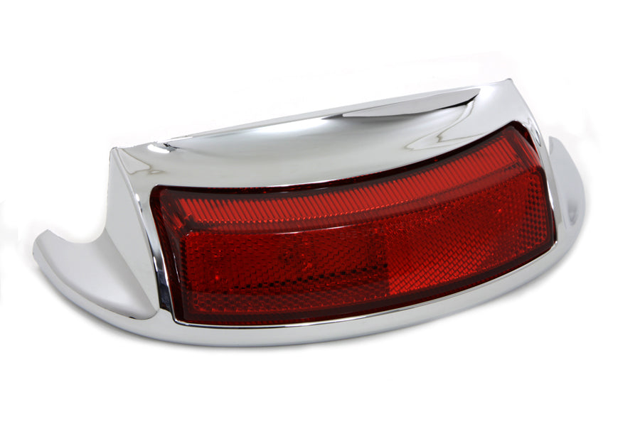 Chrome LED Rear Fender Tip with Red Lens 1999 / 2016 FLT 1999 / 2016 FLHR 1999 / 2016 FLHT 1999 / 2016 FLHTK 1999 / 2016 FLHTC