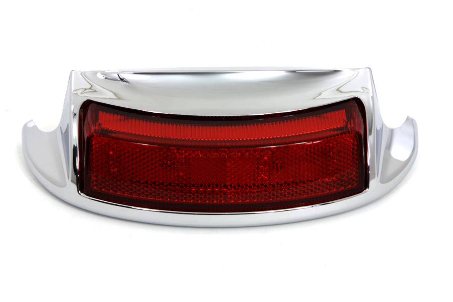 Chrome LED Rear Fender Tip with Red Lens 1999 / 2016 FLT 1999 / 2016 FLHR 1999 / 2016 FLHT 1999 / 2016 FLHTK 1999 / 2016 FLHTC