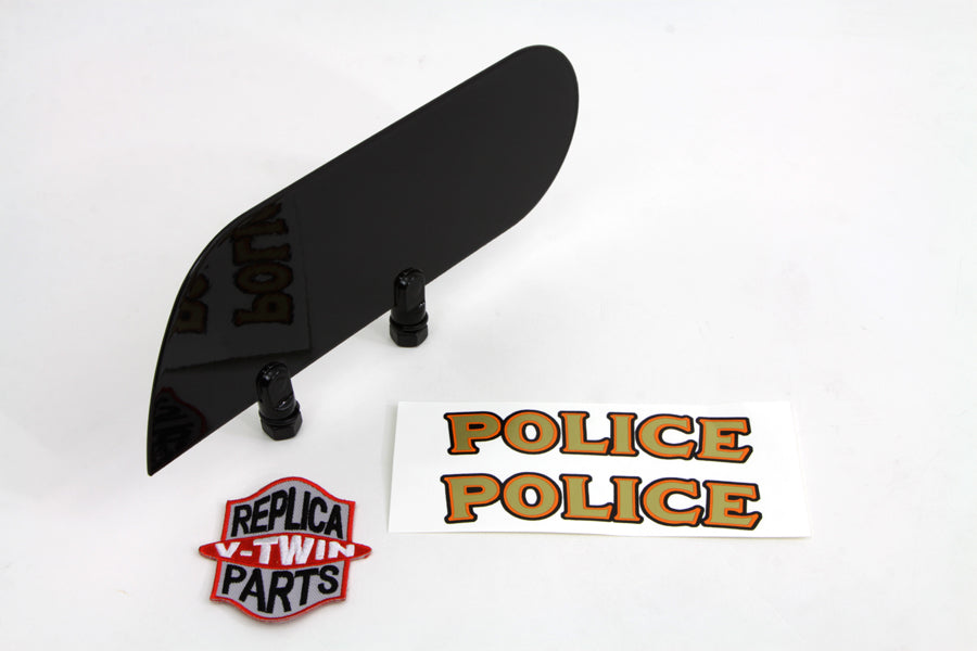 Police Fender Marker Plate 0 /  All