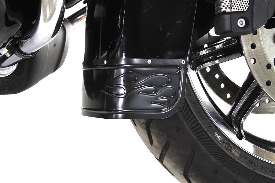 Black Front Fender Tip 2014 / UP FLT 2014 / UP FLST 2014 / UP FLH