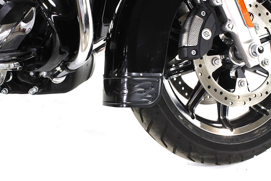 Black Front Fender Tip 2014 / UP FLT 2014 / UP FLST 2014 / UP FLH