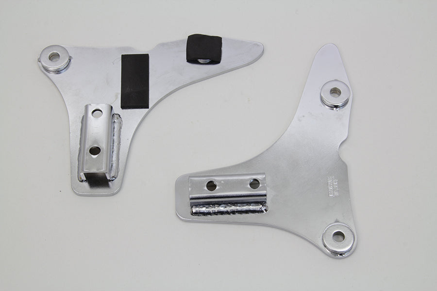 Sissy Bar Side Plate Set Chrome 2014 / 2018 FLHR 2014 / 2018 FLHX