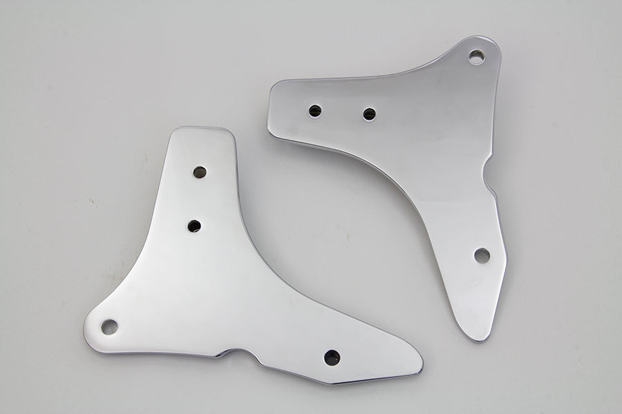 Sissy Bar Side Plate Set Chrome 2014 / 2018 FLHR 2014 / 2018 FLHX