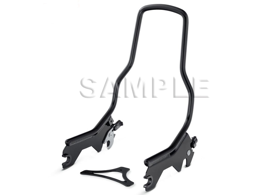 14-1/2" Standard Detachable Sissy Bar Gloss Black 2018 / UP FLDE 2018 / UP FLHC 2018 / UP FLSL 2018 / UP FXBB