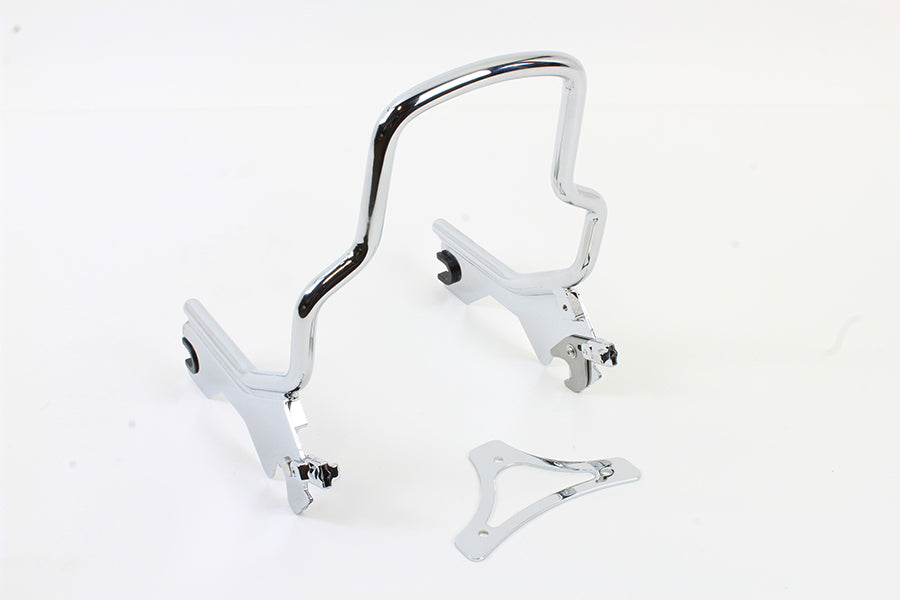 8-1/2" Short Detachable Sissy Bar Chrome 2018 / UP FLDE 2018 / UP FLHC 2018 / UP FLSL 2018 / UP FXBB