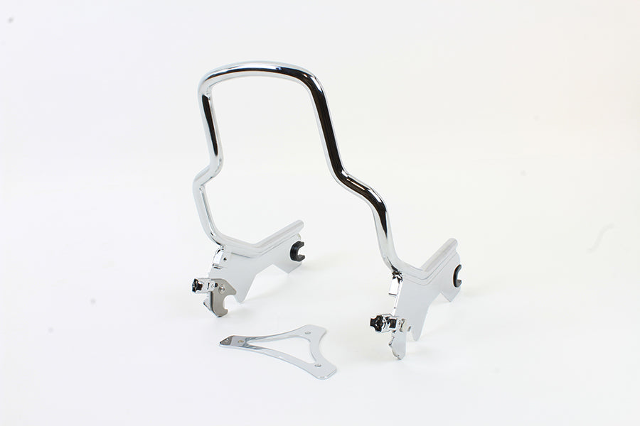 8-1/2" Short Detachable Sissy Bar Chrome 2018 / UP FLDE 2018 / UP FLHC 2018 / UP FLSL 2018 / UP FXBB