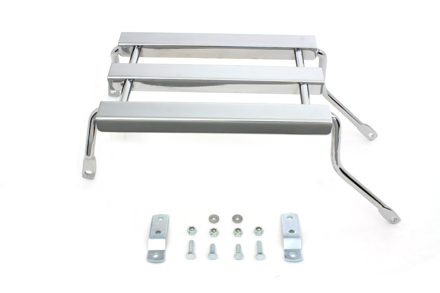 Wyatt Gatling Chrome Retro Luggage Rack 1998 / UP FLHR