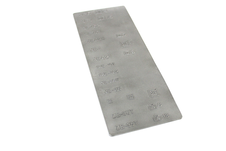 Rigid Front Frame Forging Hallmark Plate 1936 / 1957 Custom Application